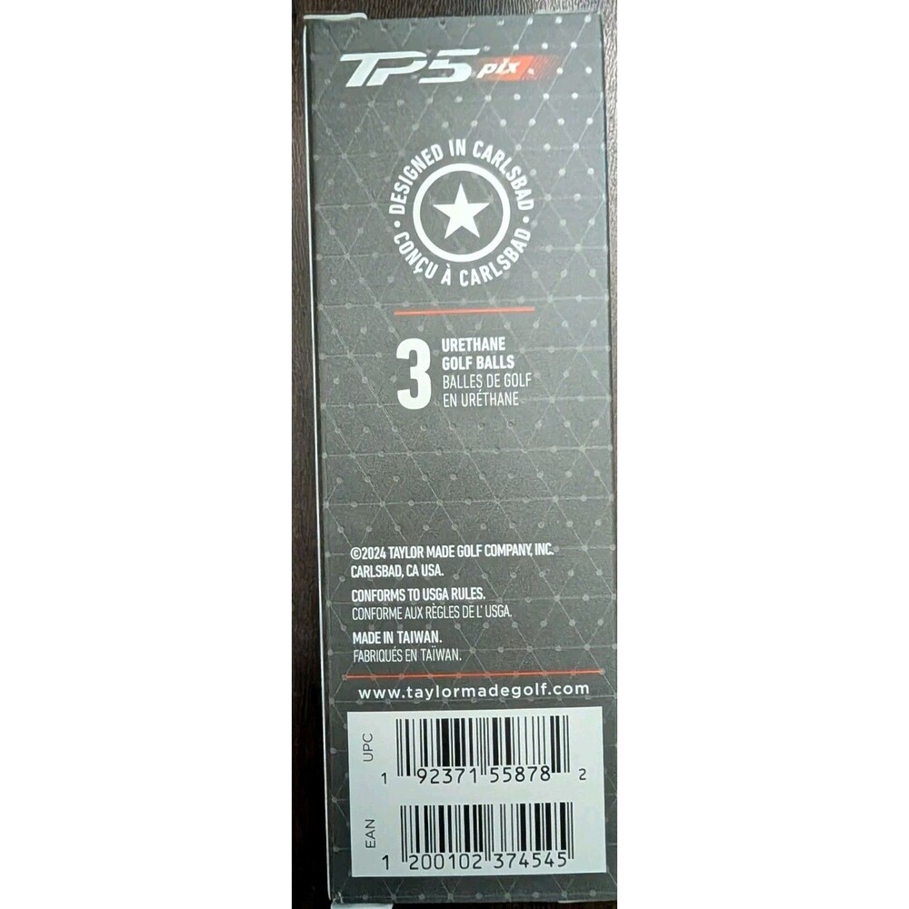 4 Dozen (48) 2024 TaylorMade TP5 Pix 3.0 White Golf Balls Clear Path Alignment - Picture 4 of 5